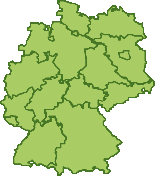 bnb map Germany