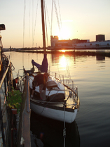 Klabauterbett auf der Weser in Bremen