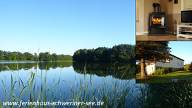 "Ferienhaus Seeblick" am Badesee mit Boot & Räder