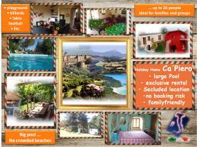 Holiday Home Italy w. Pool 8,12,16 and 20 Persons
